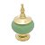 POTICHE DECORATIVO PORCELANA VERDE 19x32cm - Imagem 1