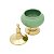 POTICHE DECORATIVO PORCELANA VERDE 19x32cm - Imagem 3