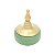 POTICHE DECORATIVA PORCELANA VERDE 17x24cm - Imagem 1