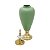 POTICHE DECORATIVO PORCELANA VERDE 19x56cm - Imagem 3