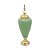 POTICHE DECORATIVO PORCELANA VERDE 19x56cm - Imagem 1