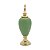 POTICHE DECORATIVO PORCELANA VERDE 15x46cm - Imagem 2