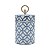 POTICHE DECORATIVO PORCELANA BRANCO/AZUL 14x25cm - Imagem 4