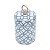POTICHE DECORATIVO PORCELANA BRANCO/AZUL 14x25cm - Imagem 6