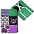 CARTEIRA PU MAGIC WALLET PATCHWORK WITH DOTS COLORIDO 7,3 X - Imagem 1
