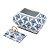 POTICHE DECORATIVO PORCELANA BRANCO/AZUL 23x15x23cm - Imagem 7