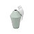 VASO DECORATIVO CERÂMICA C/PÁSSARO VERDE 14x12x24cm - Imagem 3