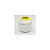 VASO DECORATIVO CERÂMICA BRANCO/AMARELO 14x13cm - Imagem 1