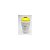 VASO DECORATIVO CERÂMICA BRANCO/AMARELO 16x28cm - Imagem 1