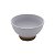 CJ 2 BOWLS CERÂMICA ROMANCE CINZA 8x13cm 500ml - Imagem 1