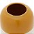 VASO DECORATIVO CERÂMICA GRANILITE BRANCO/AMARELO 10x15cm - Imagem 7
