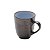 CANECA CERÂMICA RUSTIC MARROM/AZUL 9x8cm 240ml - Imagem 1