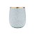 VASO DECORATIVO CERÂMICA GRANILITE CINZA 15x20cm - Imagem 3