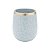 VASO DECORATIVO CERÂMICA GRANILITE CINZA 13x16cm - Imagem 1
