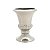 VASO DECORATIVO CERÂMICA PRATEADO 12x16cm - Imagem 1