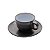 CJ 6 XÍCARAS CERÂMICA P/CAFÉ C/PIRES RUSTIC MARROM 90ml - Imagem 1