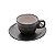 CJ 6 XÍCARAS CERÂMICA P/CAFÉ C/PIRES RUSTIC MARROM 90ml - Imagem 4