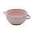 CJ 2 BOWLS CERÂMICA C/ALÇA ROMANCE ROSA 7x12cm 460ml - Imagem 1
