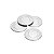JG 4PC PORTA COPO DE PRATA FILLETS 9CM - Imagem 4
