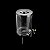 DISPENSER DE VIDRO C/SUPORTE E TAMPA DE AÇO INOX BLACK 18x36,5cm - Imagem 4