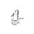 QUEIJEIRA CROISE PRATA C/VIDRO, COLHER E TAMPA ARTICULÁVEL 9X16cm - Imagem 2