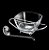 MOLHEIRA DE VIDRO C/SUPORTE E CONCHA DE PRATA FENICE 700ML - Imagem 7