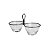 PETISQUEIRA DUPLA DE VIDRO PLANET BLACK 24X11,5X17cm - Imagem 1