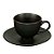 CJ 4 XÍCARAS PORCELANA P/CHÁ C/PIRES PRETO 195ml - Imagem 2