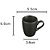 XÍCARA PORCELANA P/CAFÉ PRETO 93ml - Imagem 2