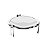 CENTRO DE MESA PRATA ELEGANCE 33X12,5cm - Imagem 3