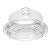 PRATO P/QUEIJO DE PRATA C/TAMPA DE VIDRO ELEGANCE 19CM - Imagem 2