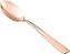 CJ 12 COLHERES DE AÇO INOX P/CHÁ PVD ROSÉ GOLD PISA - Imagem 1