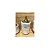 VASO DECORATIVO PORCELANA MARBLE BRANCO/DOURADO 11x22cm - Imagem 1