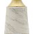 VASO DECORATIVO PORCELANA MARBLE BRANCO/DOURADO 10x20cm - Imagem 3