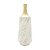 VASO DECORATIVO PORCELANA MARBLE BRANCO/DOURADO 13x33cm - Imagem 4