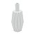 VASO DECORATIVO PORCELANA BRANCO 8x20cm - Imagem 2