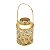 LANTERNA DECORATIVA METAL DOURADO 15x22cm - Imagem 3