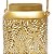 LANTERNA DECORATIVA METAL DOURADO 14x25cm - Imagem 4