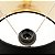 ABAJUR METAL BIVOLT PRETO/DOURADO 12x36cm - Imagem 4