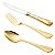 FAQUEIRO 101PC PVD DOURADO GENEVE C/ESTOJO DE MADEIRA - Imagem 1