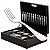 FAQUEIRO 102PC AÇO INOX CROISÉ C/ESTOJO DE MADEIRA - Imagem 1