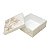 CAIXA DE MADEIRA LIZ BEGE 25X25X12,5cm - Imagem 3