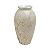 VASO DE PAPEL MACHE C/MADREPEROLA LIZ BEGE 40X16X45cm - Imagem 3