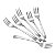 GARFO PARA BOLO BERNA PRATA CJ 6 PCS - Imagem 4