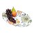BANDEJA OVAL DE MELAMINA FLOWERS 50,5X35,5X1,5cm - Imagem 3