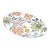 BANDEJA OVAL DE MELAMINA FLOWERS 50,5X35,5X1,5cm - Imagem 2