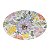 BANDEJA OVAL DE MELAMINA FLOWERS 41X28X1,5cm - Imagem 1