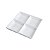 PETISQUEIRA DE PORCELANA QUADRADA C/4 DIVISÕES 30X30X4cm - Imagem 1