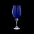 CJ 6 TAÇAS P/VINHO DE CRISTAL ECOLÓGICO ELISA COBALTO 450ml - Imagem 2