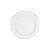 JG 6 PRATOS FUNDO DE PORCELANA BONE CHINA NICE GOLD 20,5CM - Imagem 1